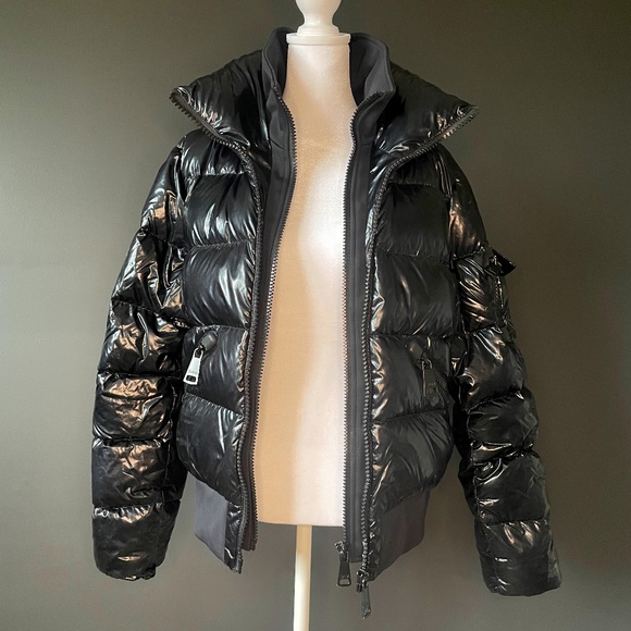 SAM. Jackets & Blazers - SAM New York Black Down Puffer Jacket Sz Medium